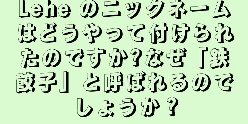 Lehe のニックネームはどうやって付けられたのですか?なぜ「鉄餃子」と呼ばれるのでしょうか？