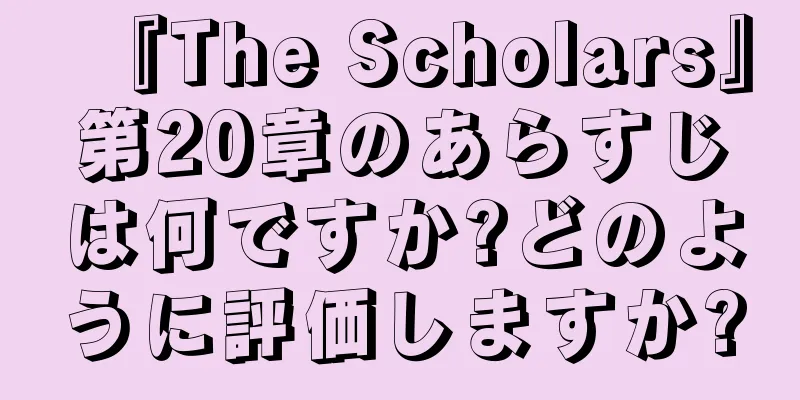 『The Scholars』第20章のあらすじは何ですか?どのように評価しますか?