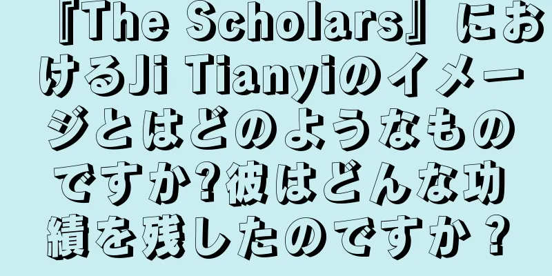 『The Scholars』におけるJi Tianyiのイメージとはどのようなものですか?彼はどんな功績を残したのですか？