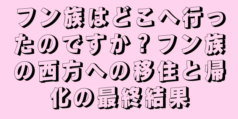 フン族はどこへ行ったのですか？フン族の西方への移住と帰化の最終結果