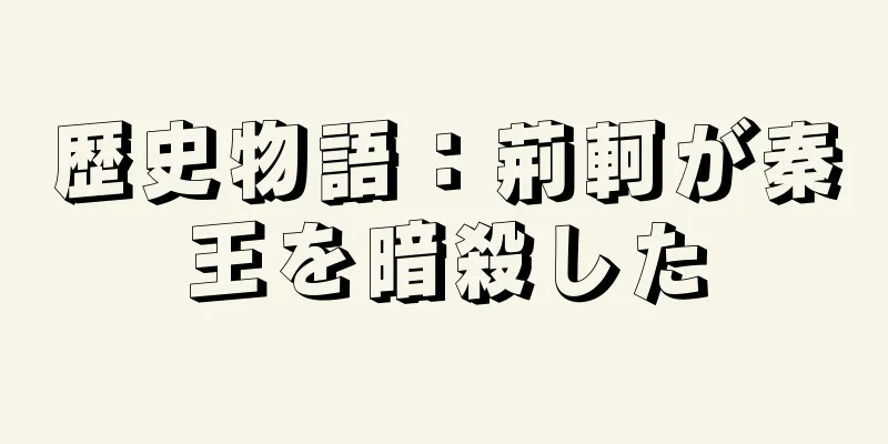 歴史物語：荊軻が秦王を暗殺した