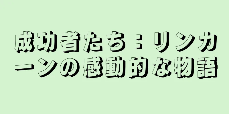 成功者たち：リンカーンの感動的な物語