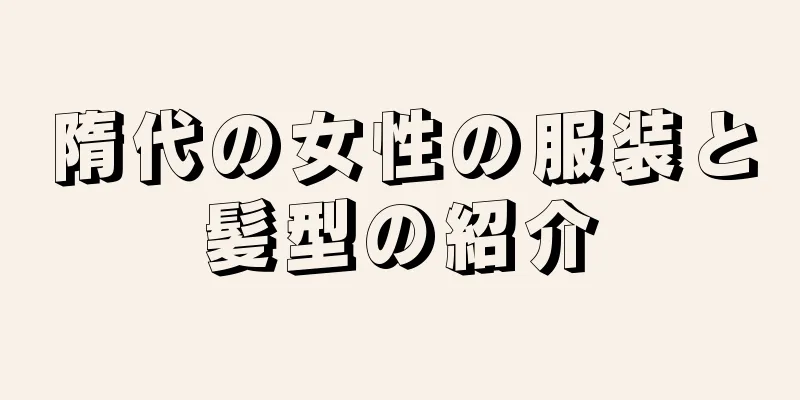 隋代の女性の服装と髪型の紹介