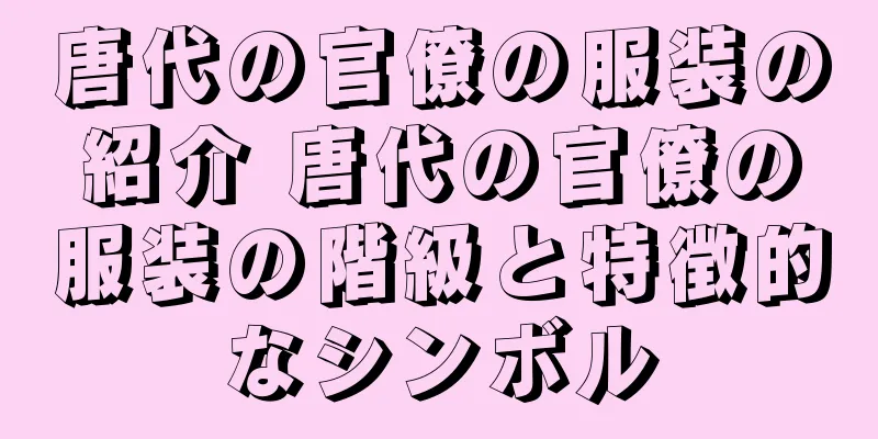 唐代の官僚の服装の紹介 唐代の官僚の服装の階級と特徴的なシンボル