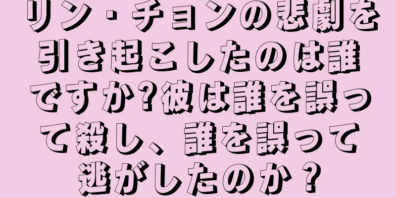 リン・チョンの悲劇を引き起こしたのは誰ですか?彼は誰を誤って殺し、誰を誤って逃がしたのか？