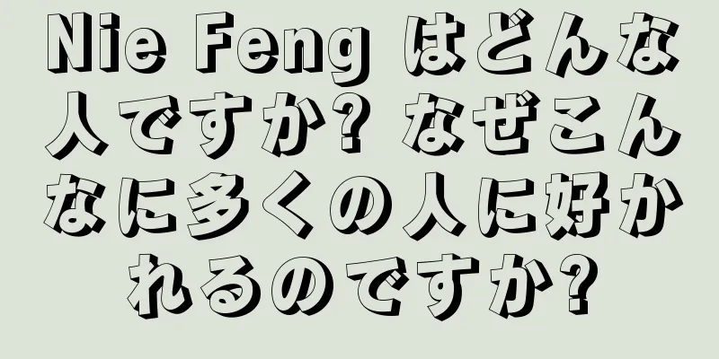 Nie Feng はどんな人ですか? なぜこんなに多くの人に好かれるのですか?