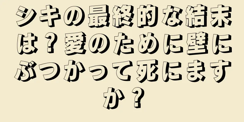 シキの最終的な結末は？愛のために壁にぶつかって死にますか？