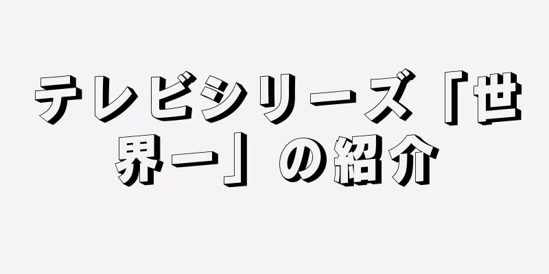 テレビシリーズ「世界一」の紹介