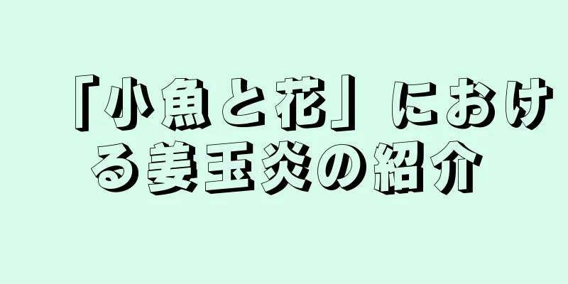 「小魚と花」における姜玉炎の紹介