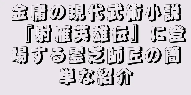 金庸の現代武術小説『射雁英雄伝』に登場する霊芝師匠の簡単な紹介