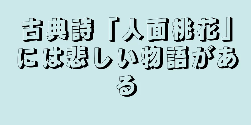 古典詩「人面桃花」には悲しい物語がある